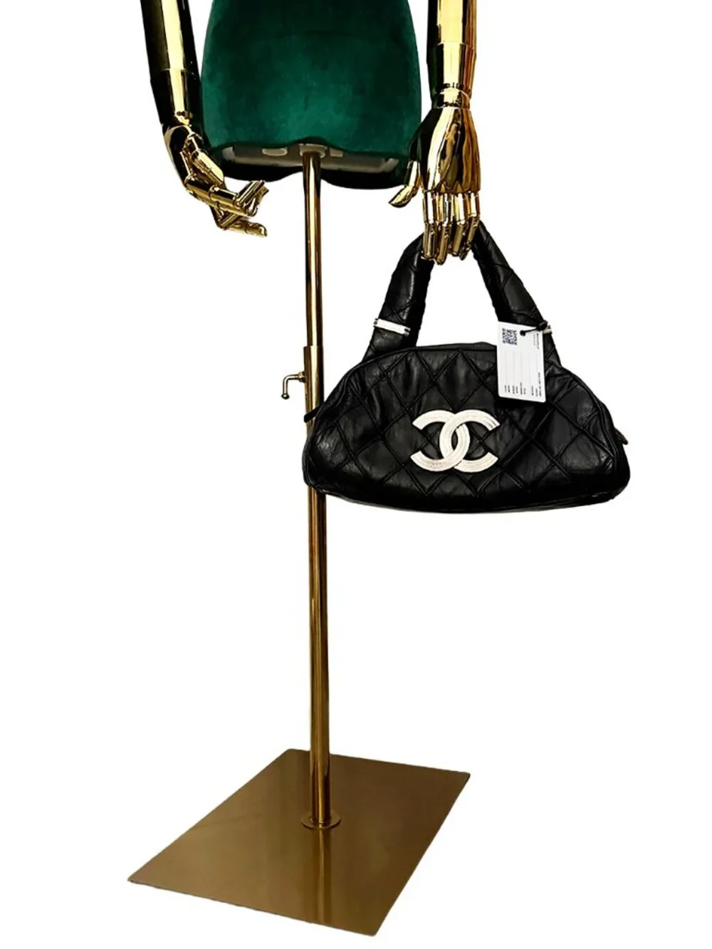 Chanel Black Quilted Leather Chanel Bowler bag